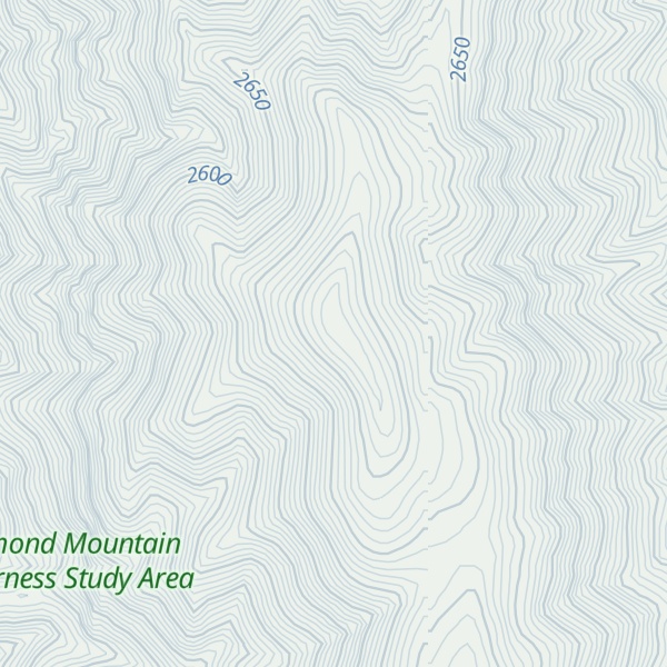Map of Sublette Mountain