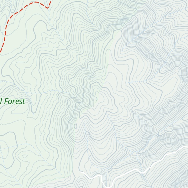 Map of Hopkins Mountain