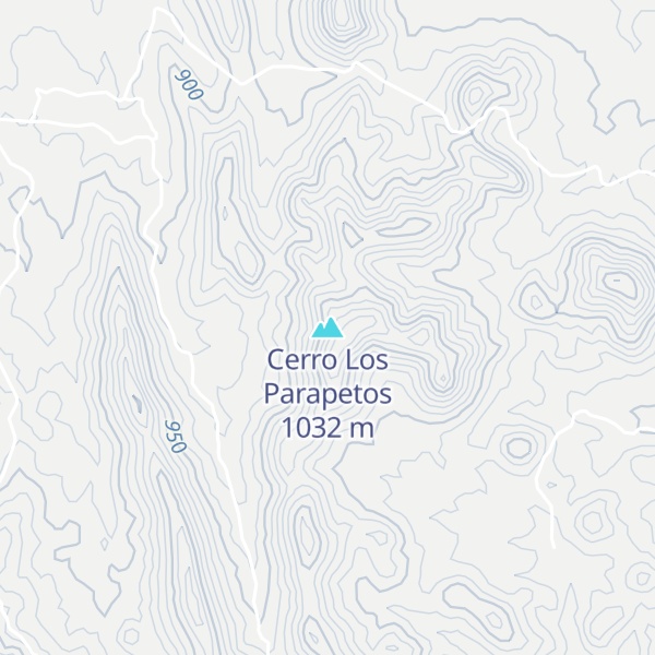 Map of Cerro Los Parapetos