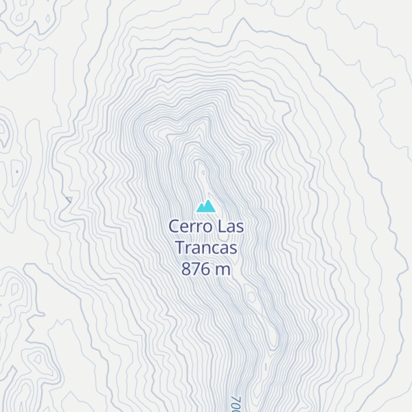 Map of Cerro Las Trancas