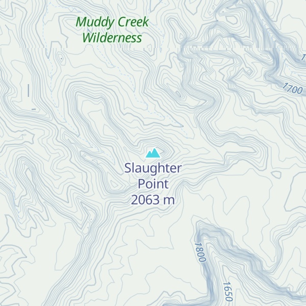 Map of Slaughter Point
