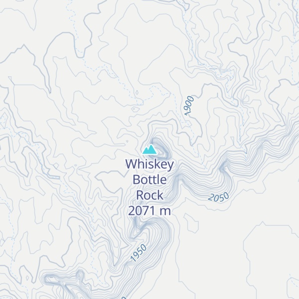 Map of Whiskey Bottle Rock