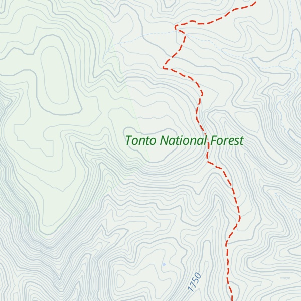 Map of Horse Mountain