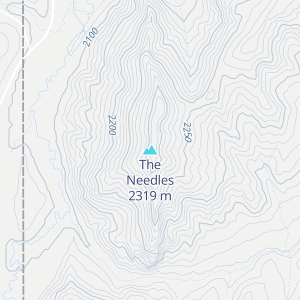 Map of The Needles