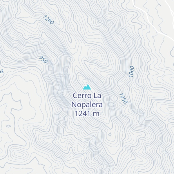 Map of Cerro La Nopalera