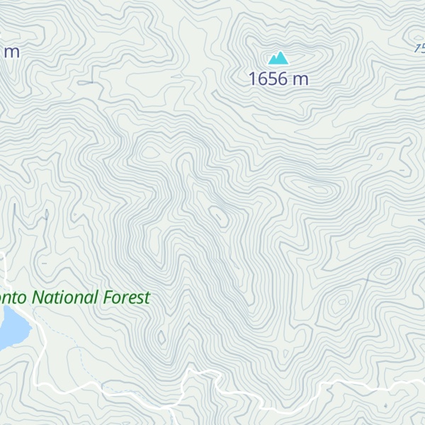 Map of Stinger Peak
