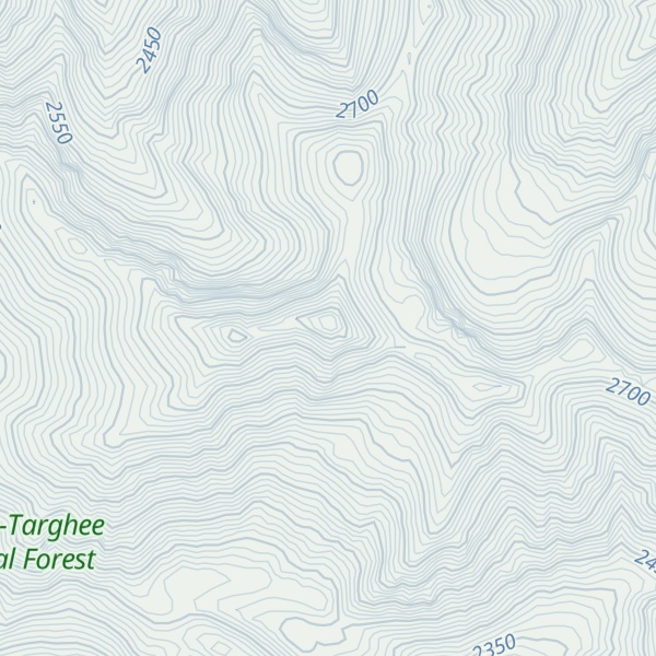 Map of Needle Peak