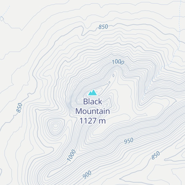 Map of Black Mountain