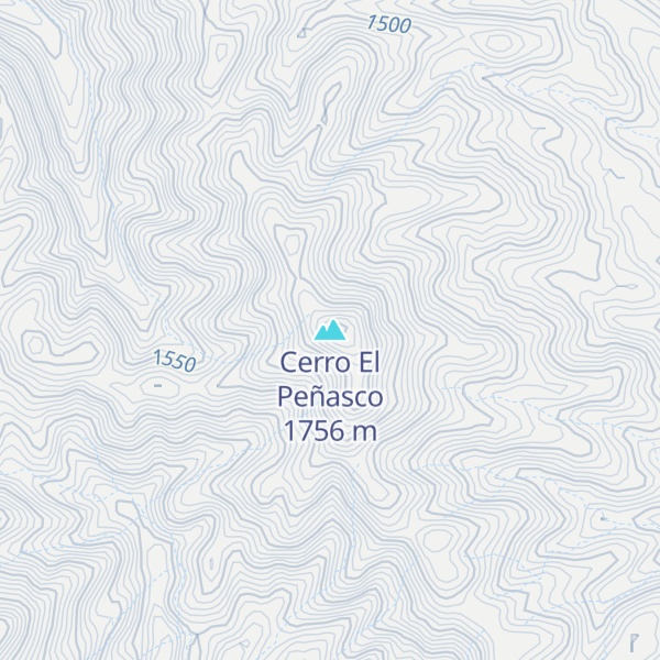 Map of Cerro El Peñasco