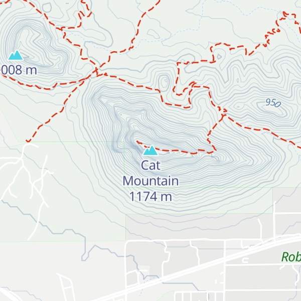 Map of Cat Mountain