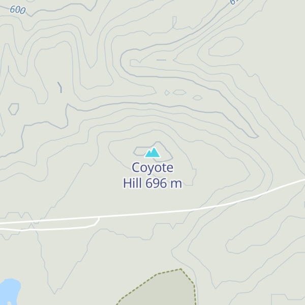 Map of Coyote Hill