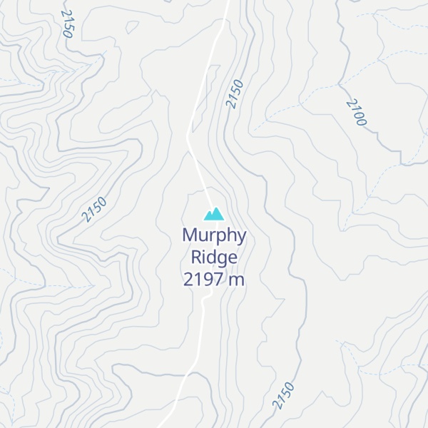 Map of Murphy Ridge