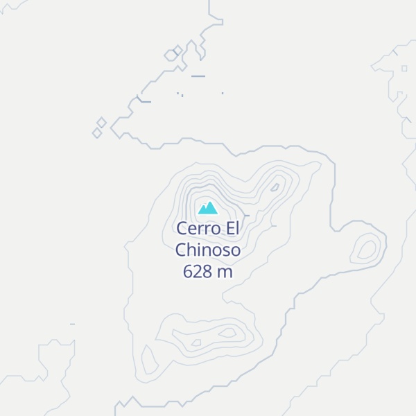 Map of Cerro El Chinoso