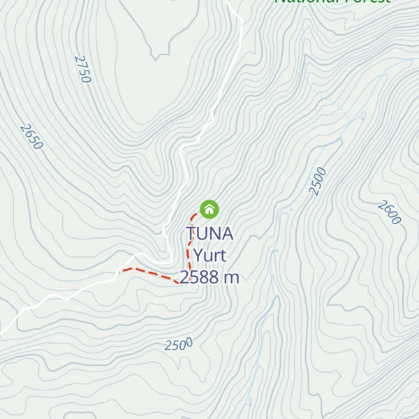 Map of TUNA Yurt