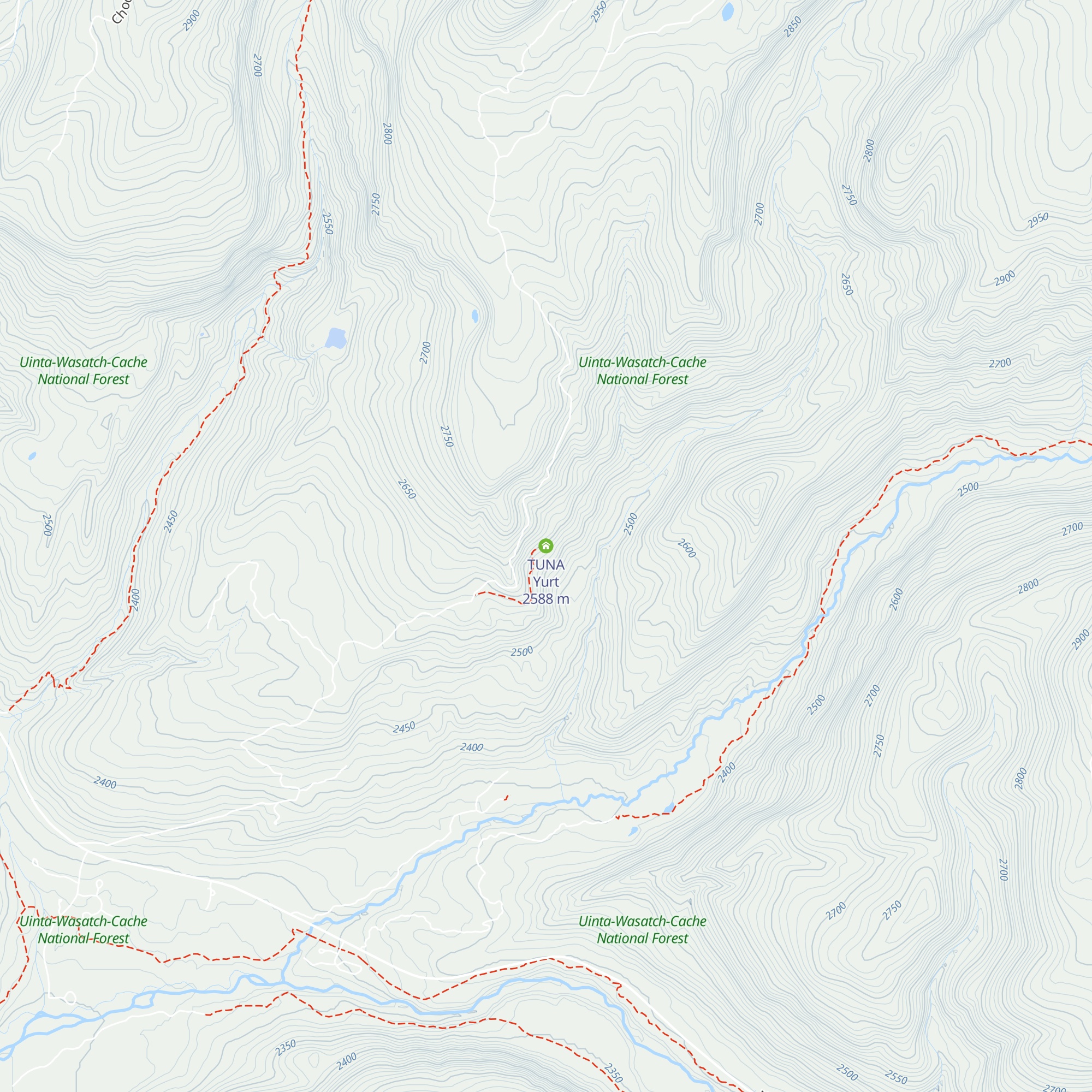 TUNA Yurt map
