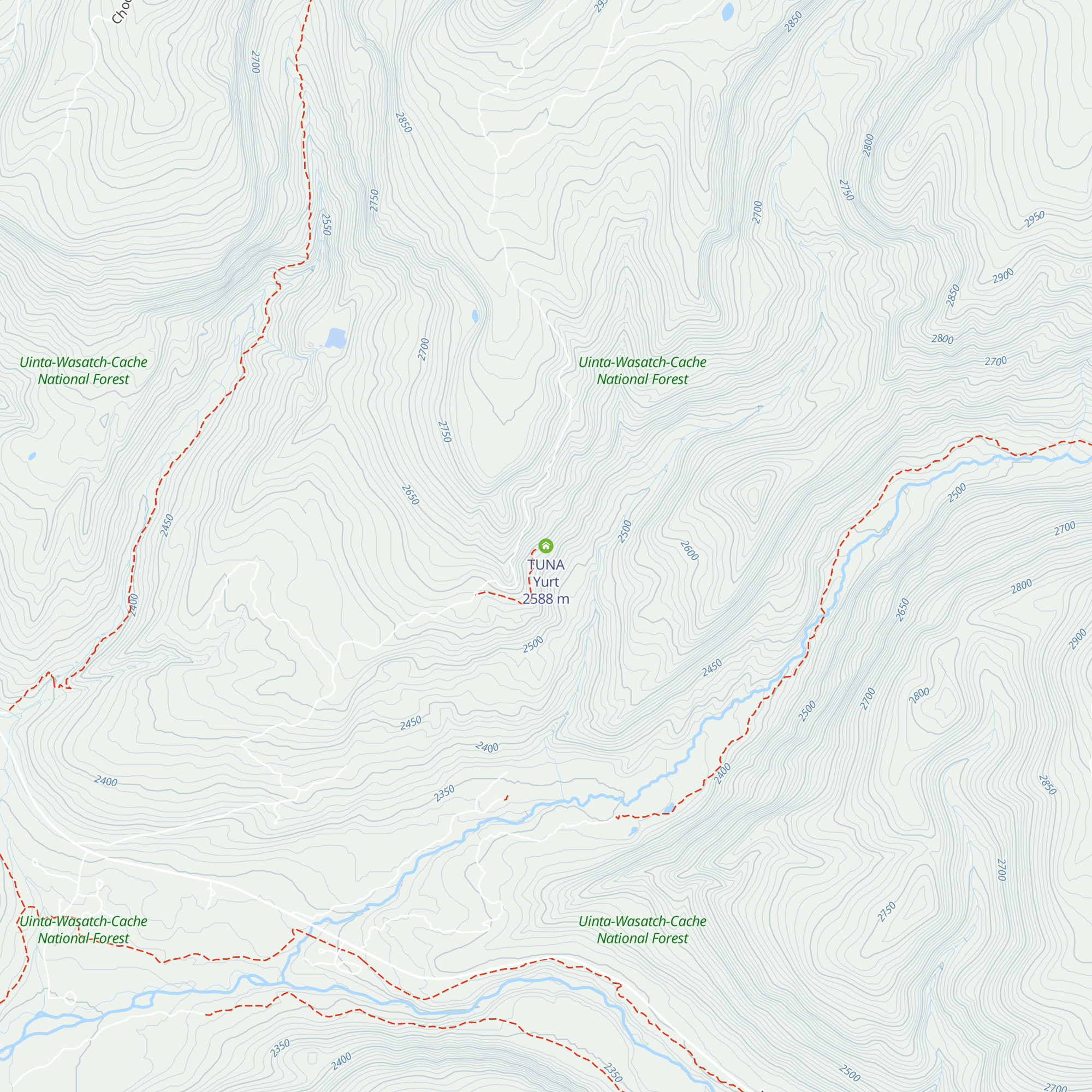 TUNA Yurt map