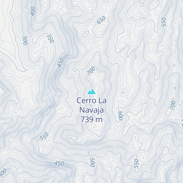 Map of Cerro La Navaja
