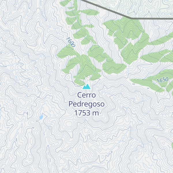 Map of Cerro Pedregoso