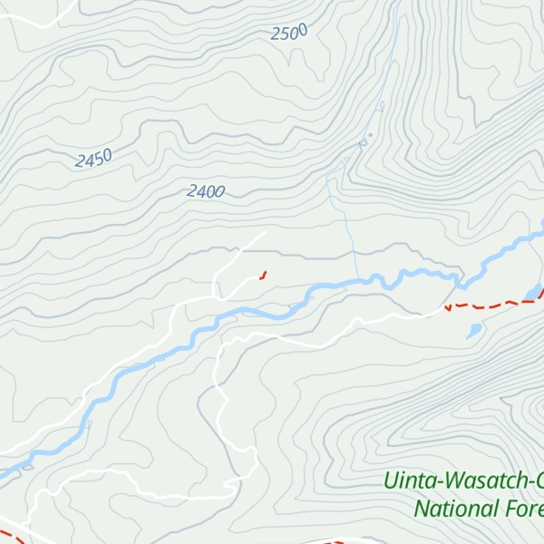 Map of Uinta Yurt - National Ability Center