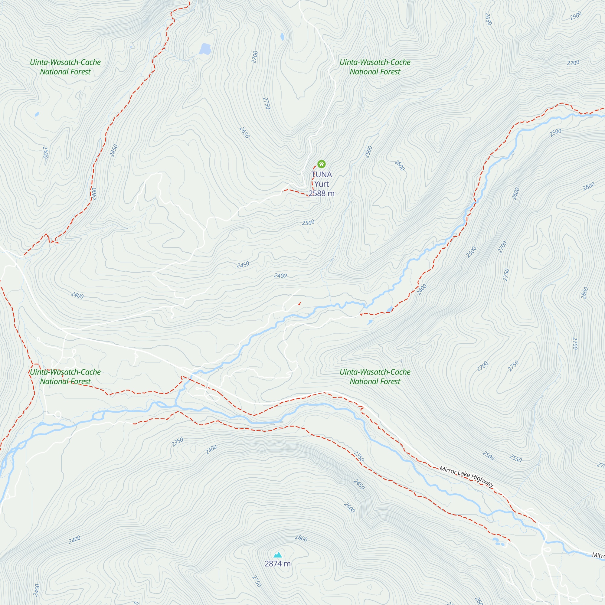 Uinta Yurt - National Ability Center map