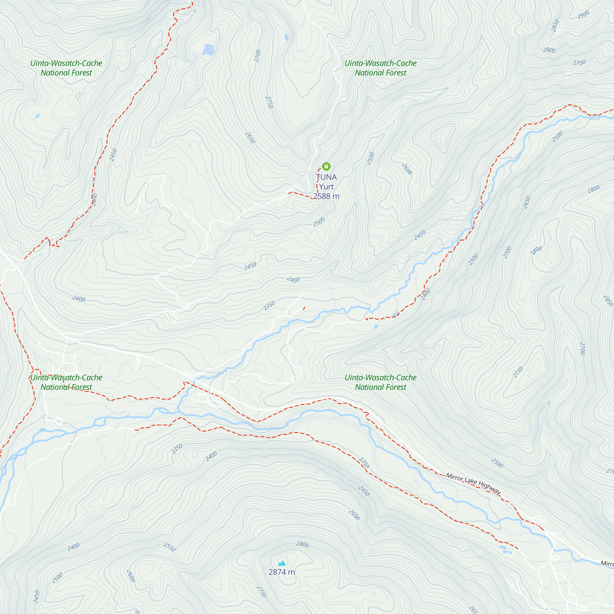 Uinta Yurt - National Ability Center map