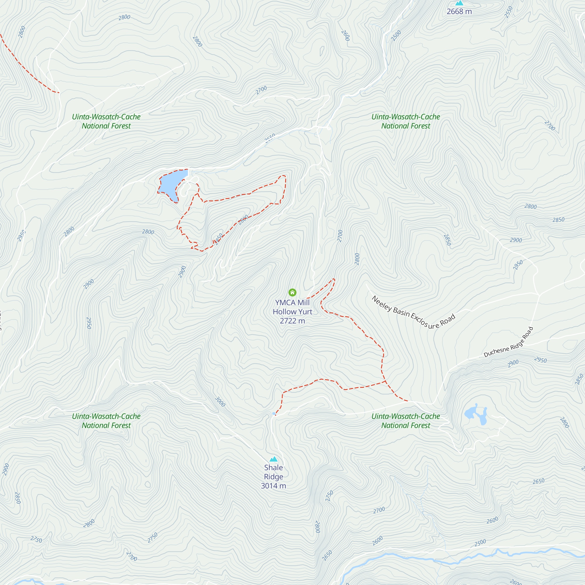 YMCA Mill Hollow Yurt map