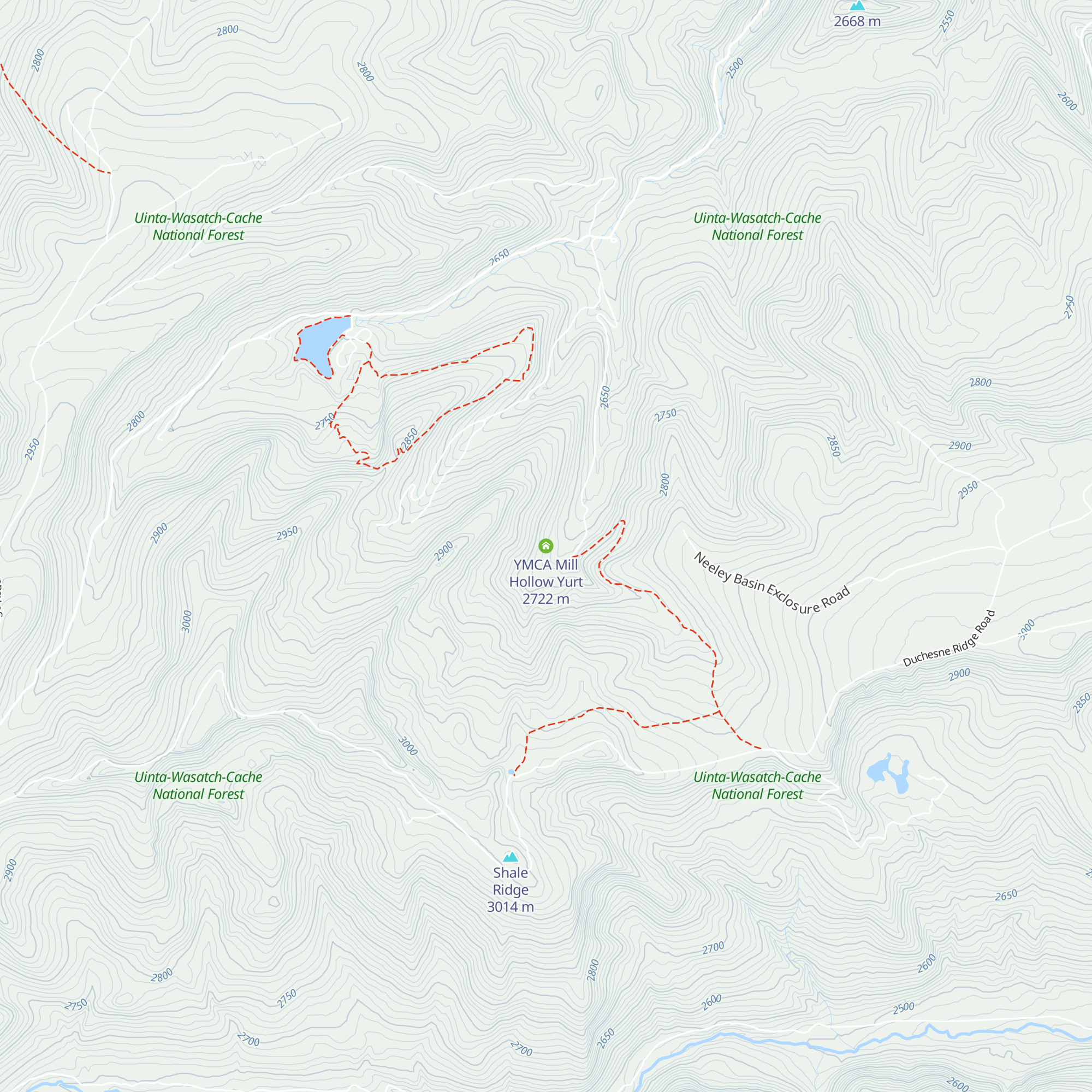 YMCA Mill Hollow Yurt map