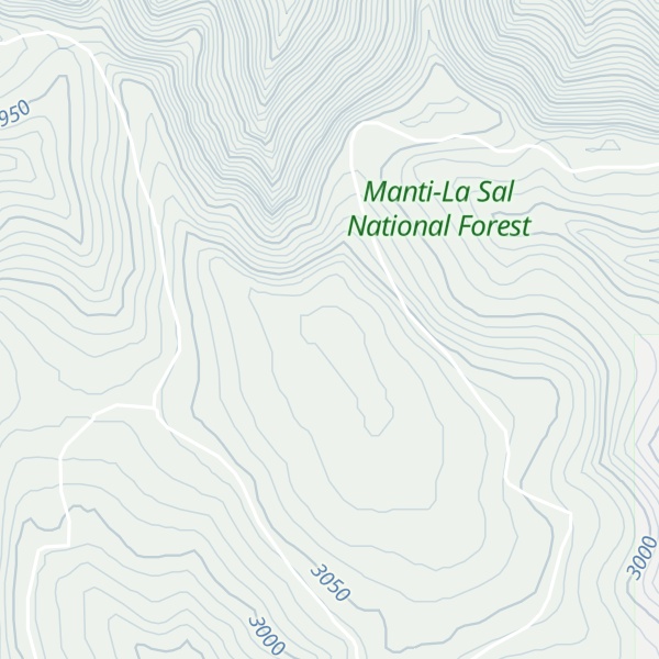 Map of Gentry Mountain
