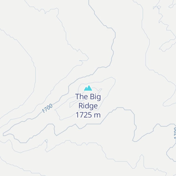 Map of The Big Ridge