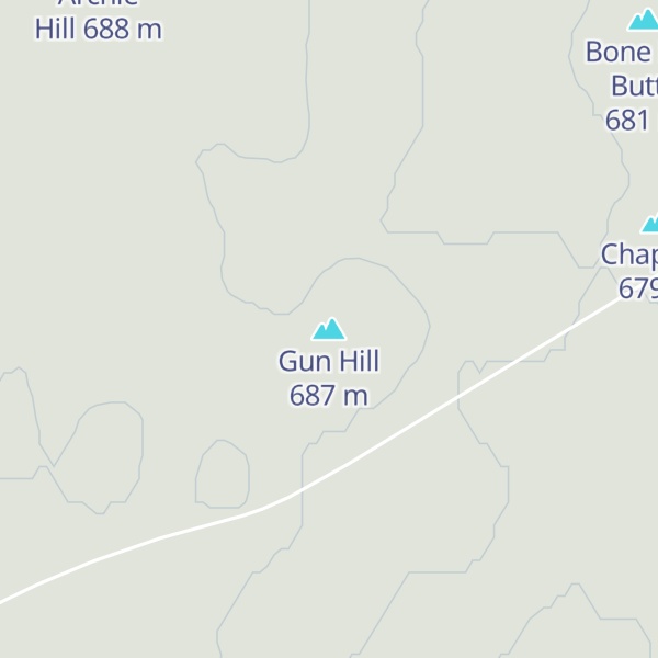 Map of Gun Hill