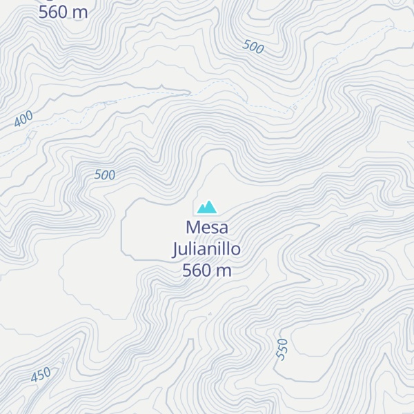 Map of Mesa Julianillo