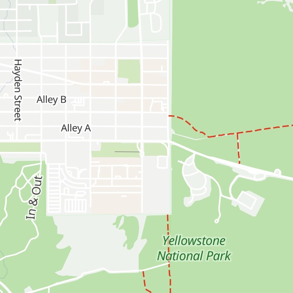 Map of West Yellowstone Visitor Center