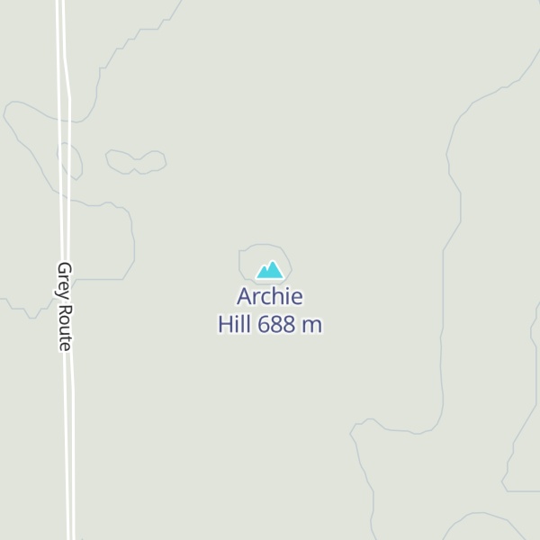 Map of Archie Hill