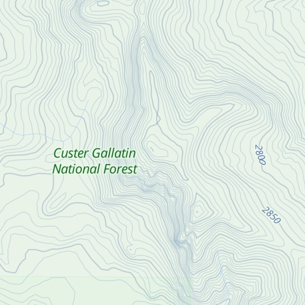 Map of Fortress Mountain