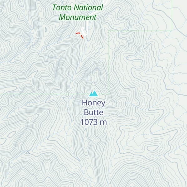 Map of Honey Butte