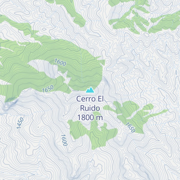 Map of Cerro El Ruido