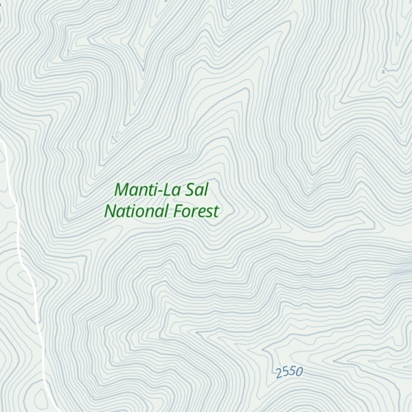 Map of Lone Pine Tree Ridge