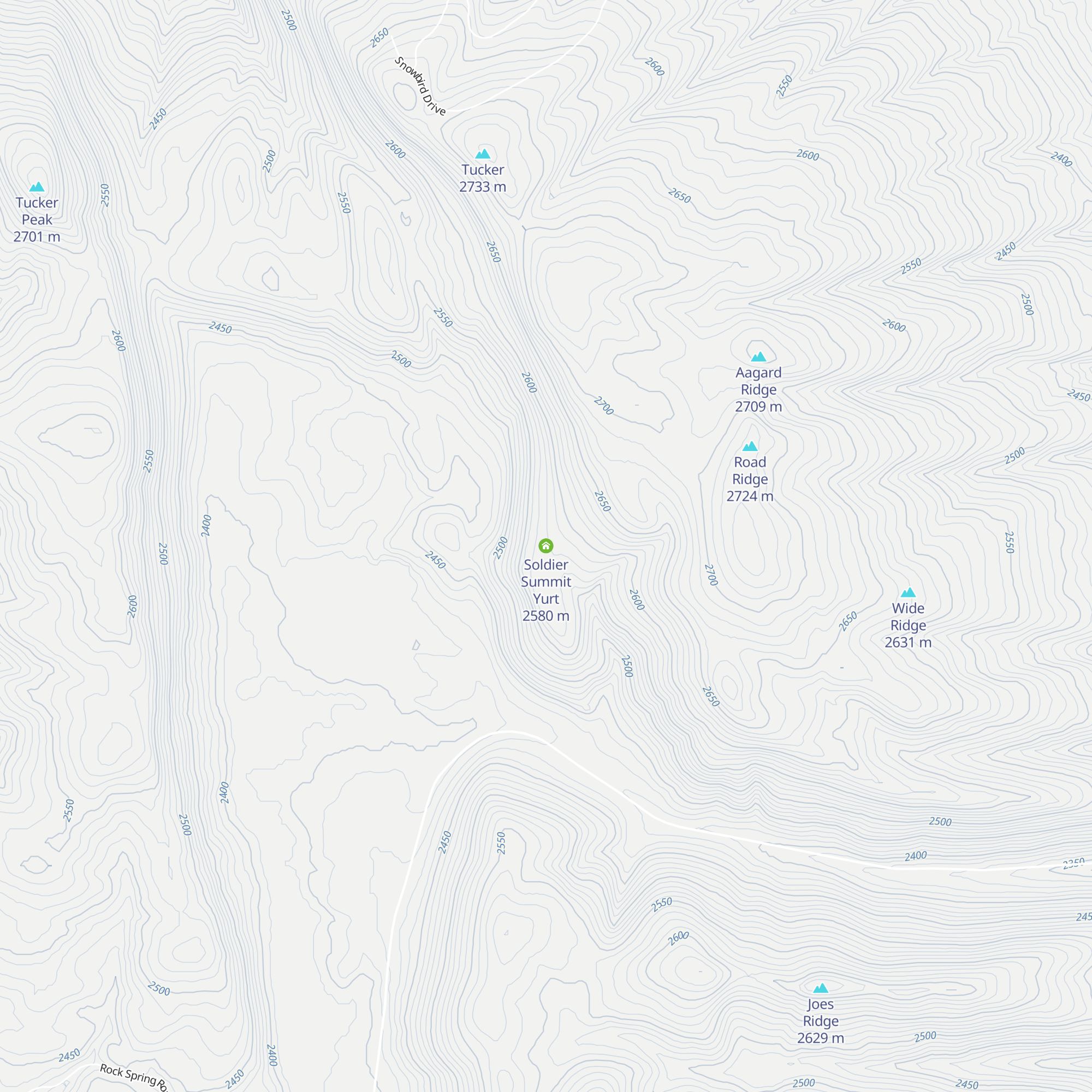 Soldier Summit Yurt map