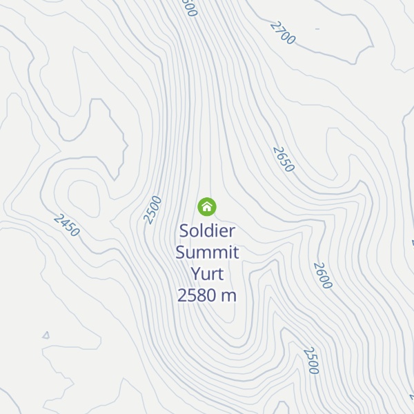 Map of Soldier Summit Yurt