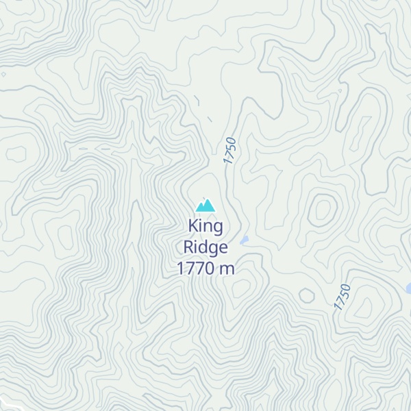 Map of King Ridge