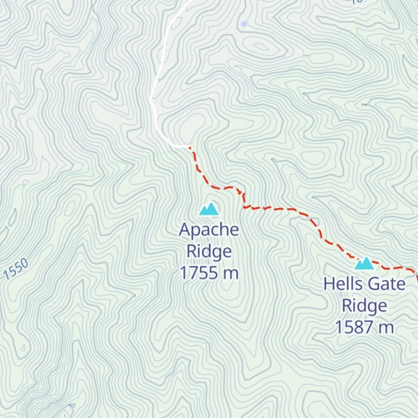 Map of Apache Ridge