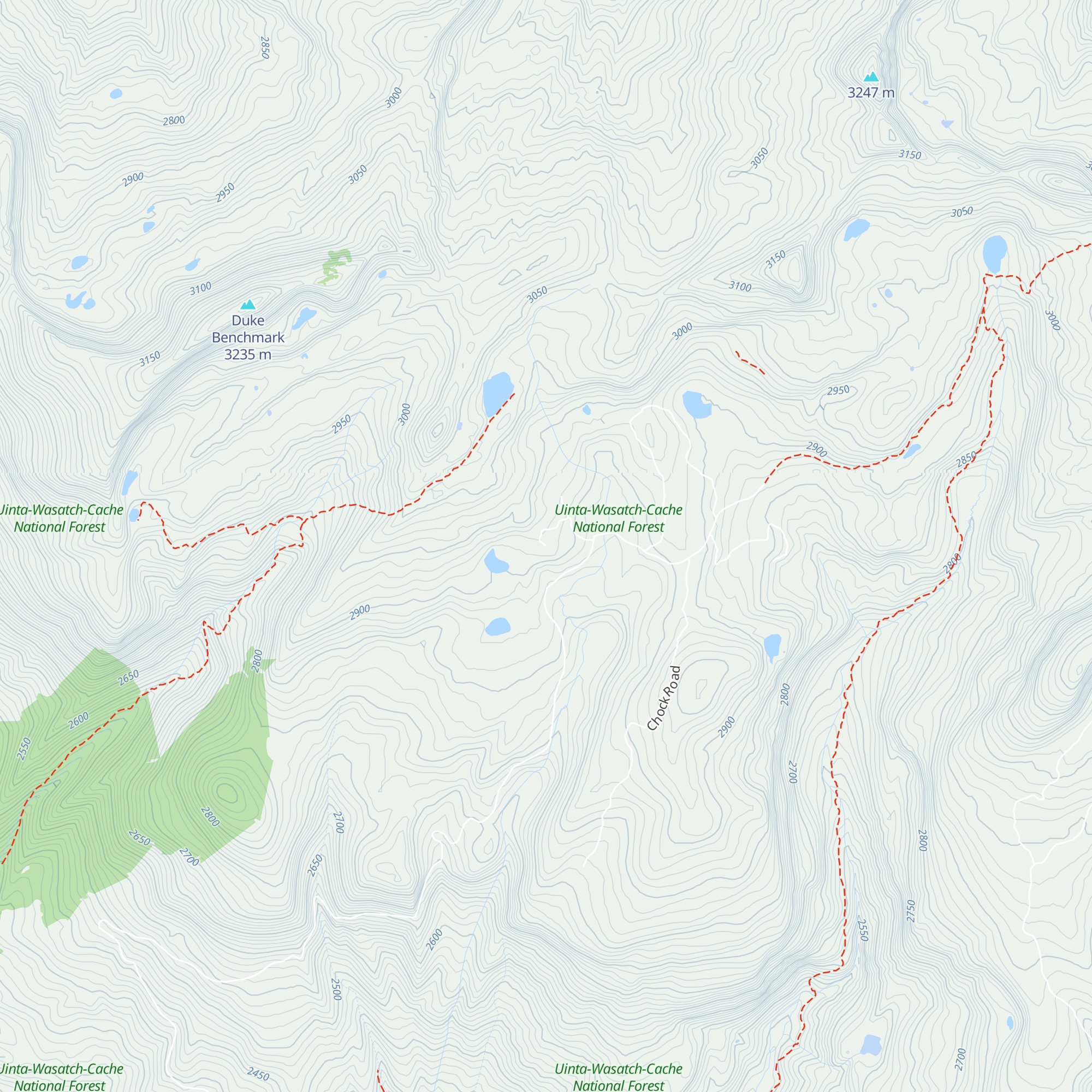 Castle Peak Yurt map