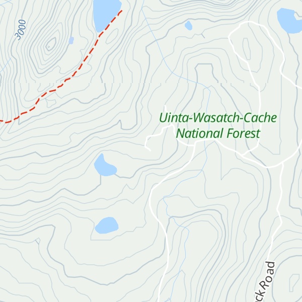 Map of Castle Peak Yurt