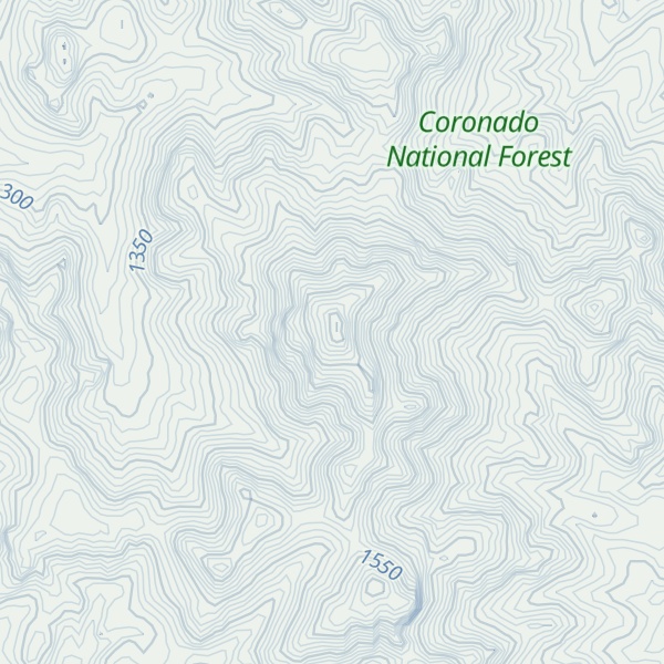 Map of Sardina Peak