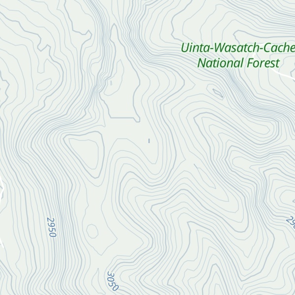 Map of Trout Creek Ridge