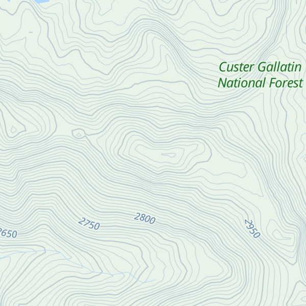 Map of Eaglehead Mountain