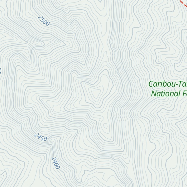 Map of Red Mountain