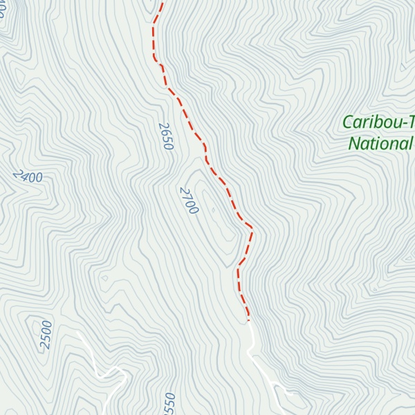 Map of Black Mountain