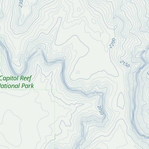Map of Circle Cliffs