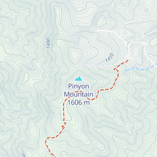 Map of Pinyon Mountain